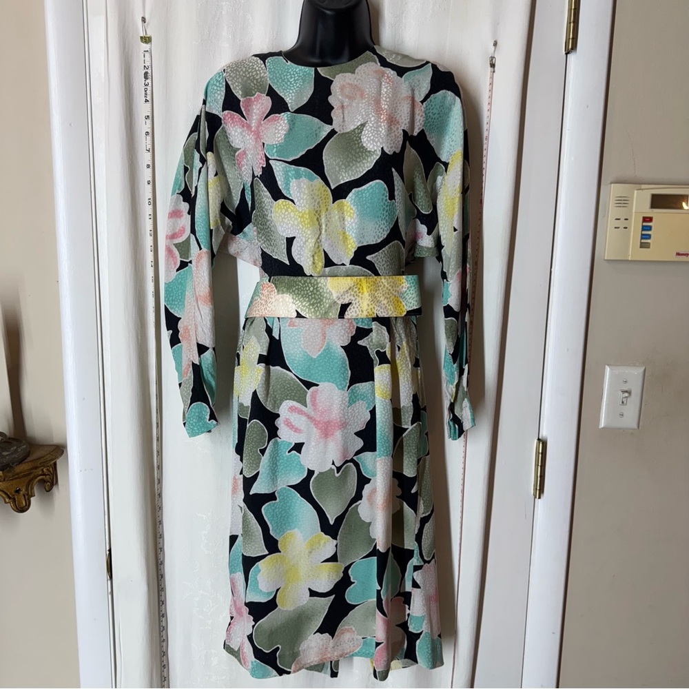 Vintage Lauren Alexandra Silk Dress